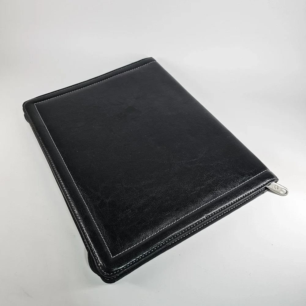 Samsonite Ipad Portfolio Folder Organizer Planner Notepad Pad Folio Zip Around